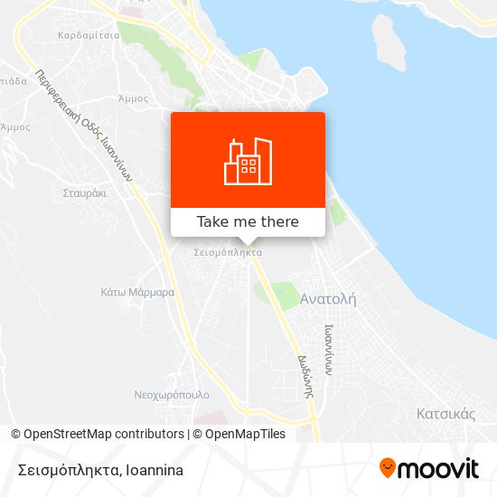 Σεισμόπληκτα map