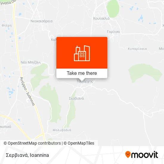 Σερβιανά map