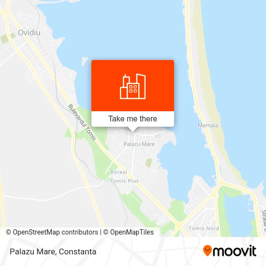 Palazu Mare map