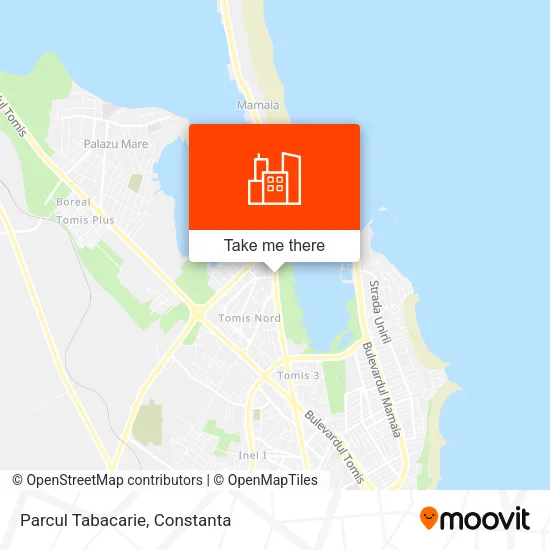 Parcul Tabacarie map