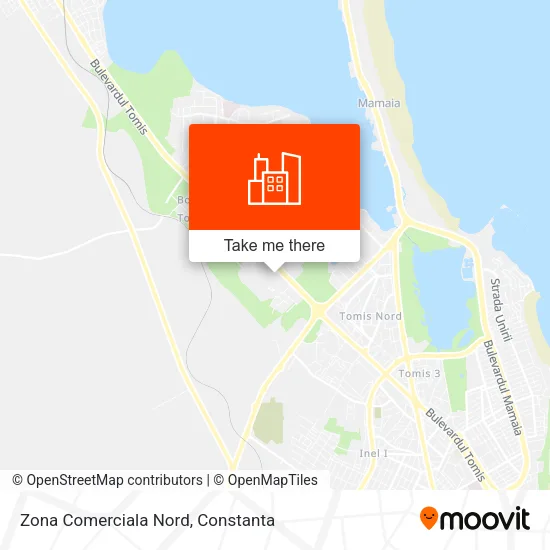 Zona Comerciala Nord map