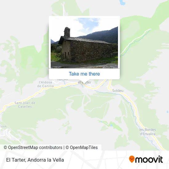 El Tarter map