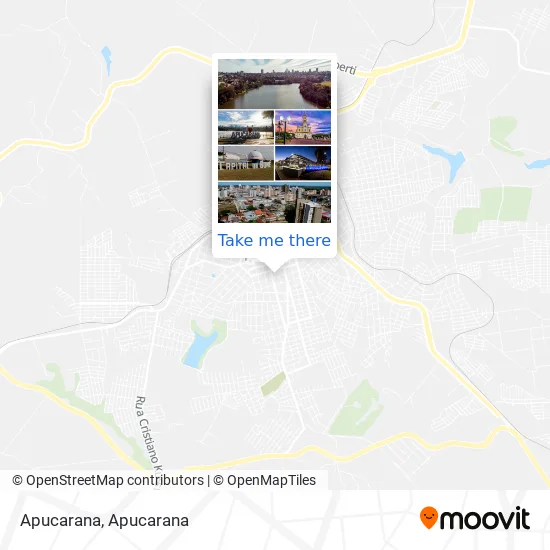 Apucarana map