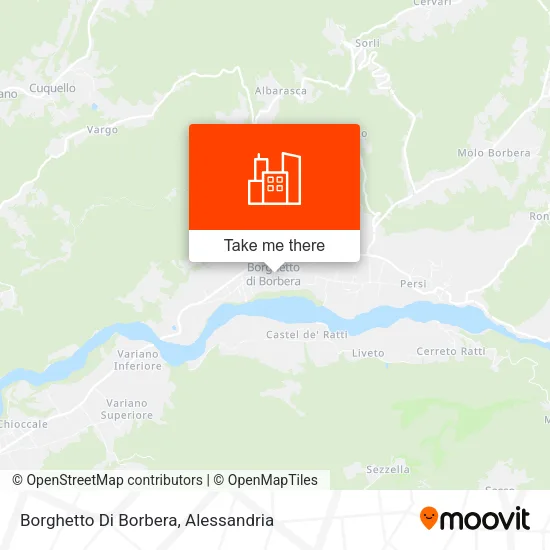 Borghetto Di Borbera map