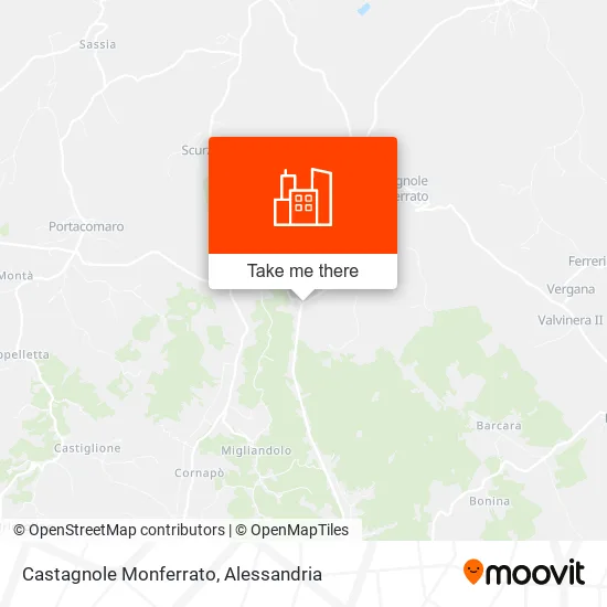 Castagnole Monferrato map
