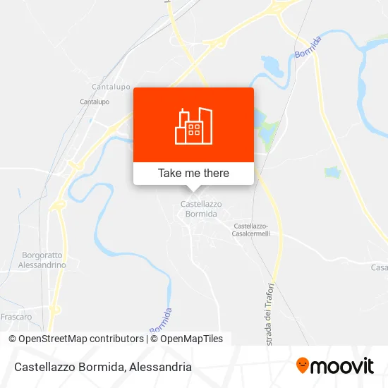 Castellazzo Bormida map