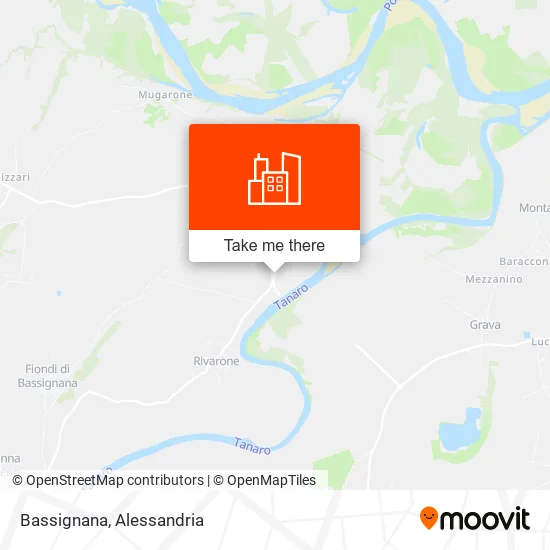 Bassignana map