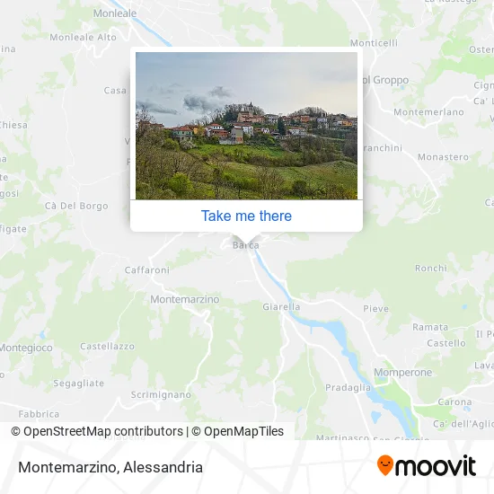 Montemarzino map