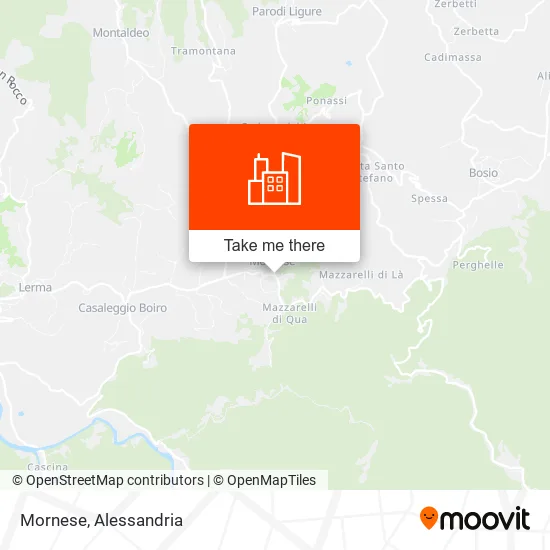 Mornese map