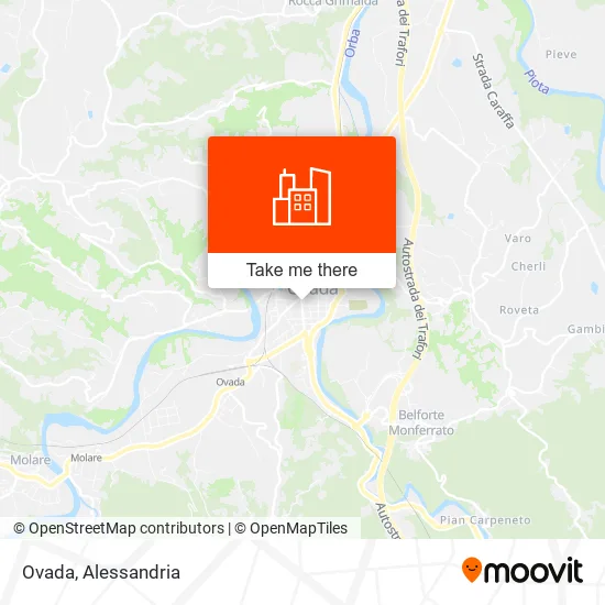 Ovada map