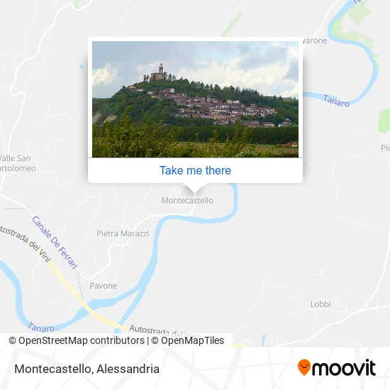 Montecastello map