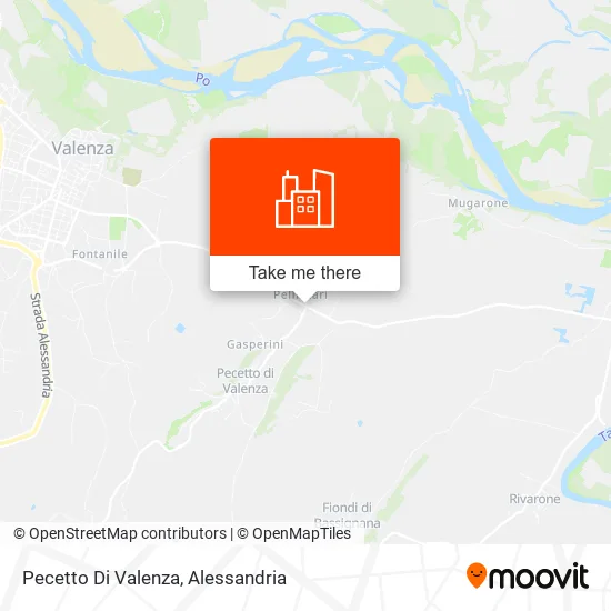 Pecetto Di Valenza map