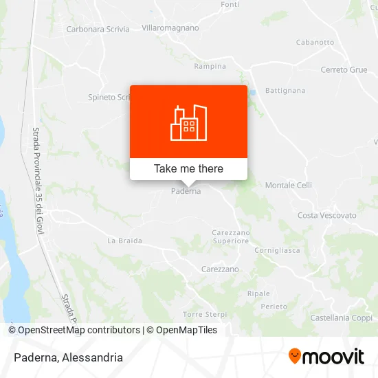 Paderna map