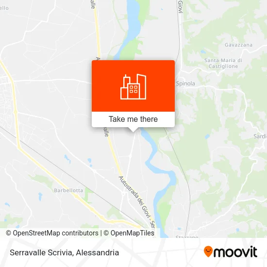Serravalle Scrivia map