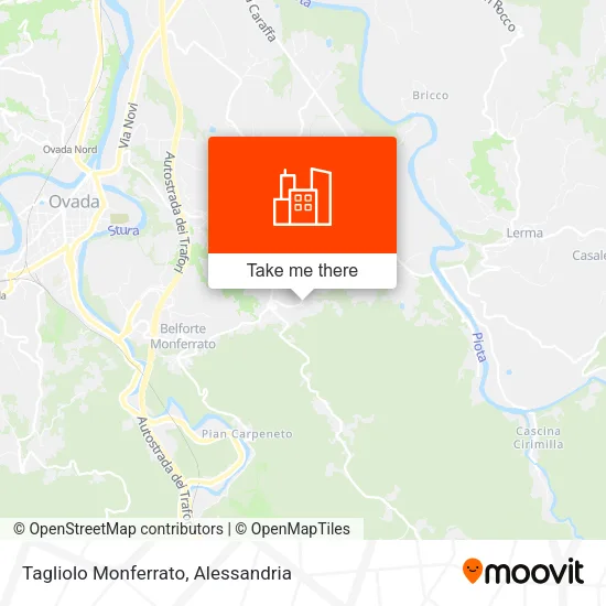 Tagliolo Monferrato map