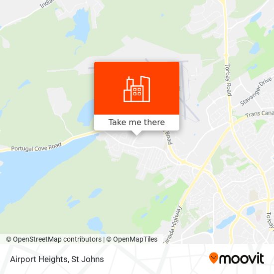 Airport Heights map