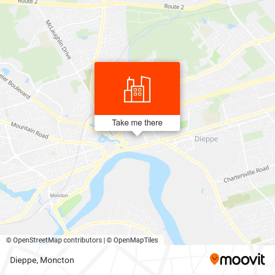 Dieppe map