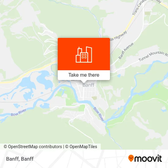 Banff map