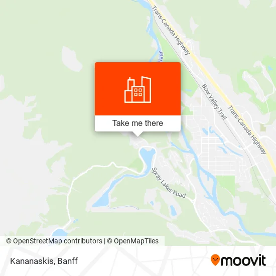 Kananaskis map
