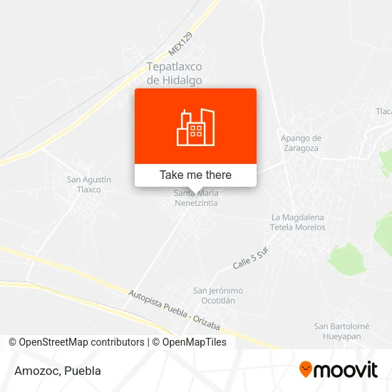 Amozoc map