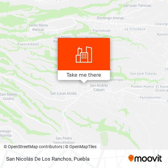 Mapa de San Nicolás De Los Ranchos
