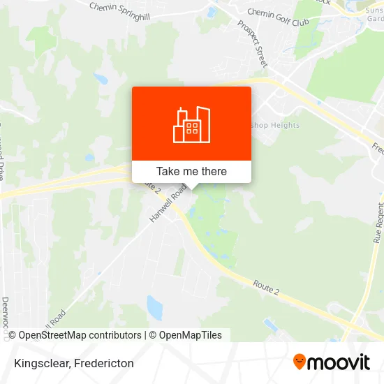 Kingsclear map