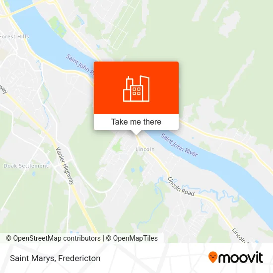 Saint Marys map