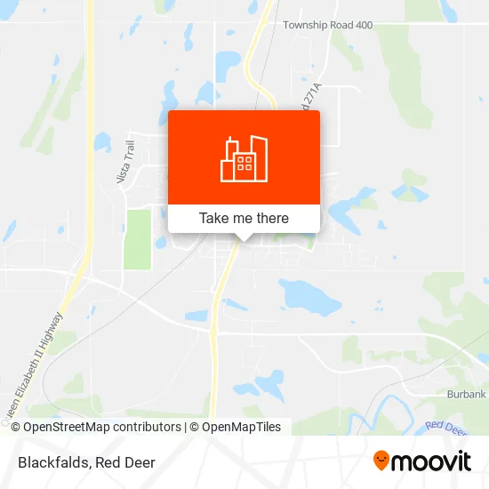 Blackfalds map
