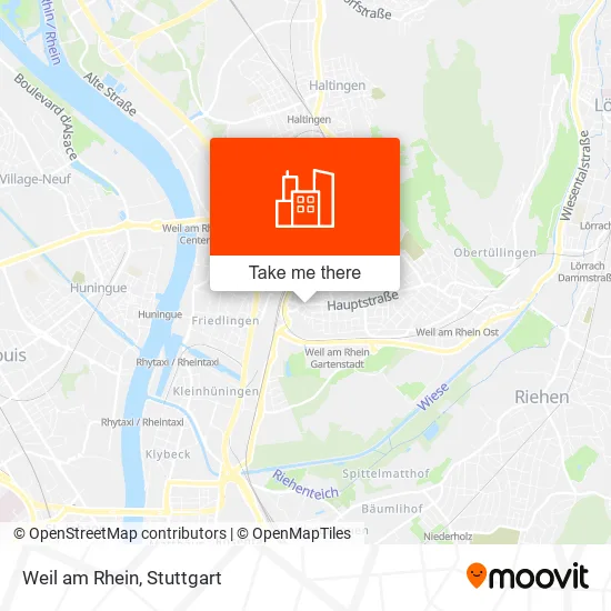 Weil am Rhein map