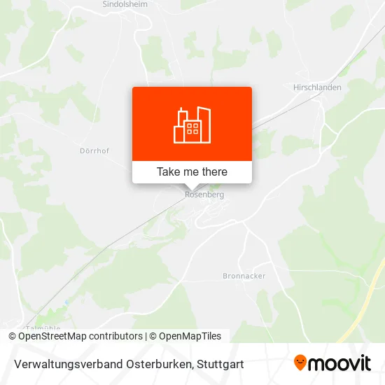Карта Verwaltungsverband Osterburken