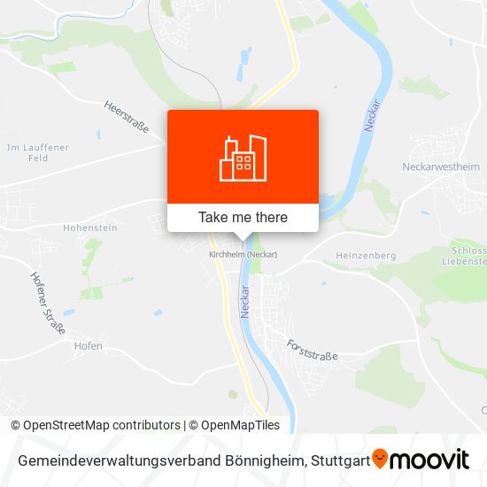 Gemeindeverwaltungsverband Bönnigheim map
