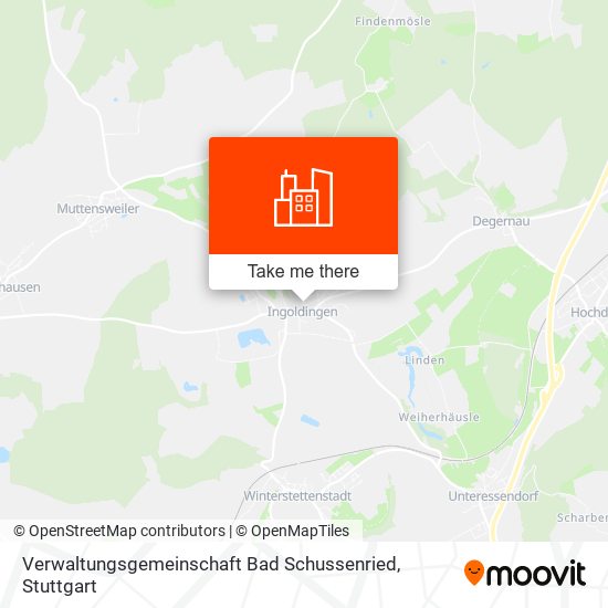 Verwaltungsgemeinschaft Bad Schussenried map