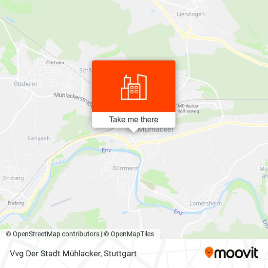 Vvg Der Stadt Mühlacker map