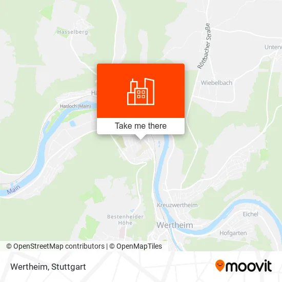 Карта Wertheim