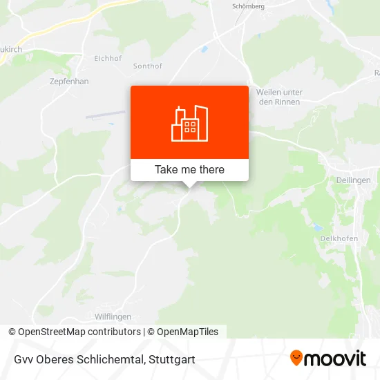 Карта Gvv Oberes Schlichemtal