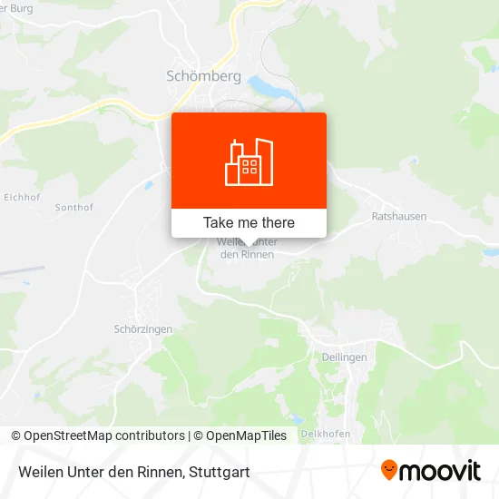 Карта Weilen Unter den Rinnen