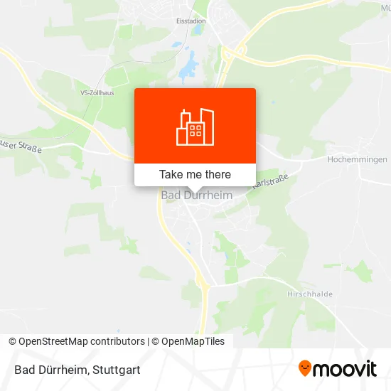 Карта Bad Dürrheim