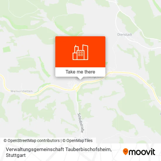 Карта Verwaltungsgemeinschaft Tauberbischofsheim