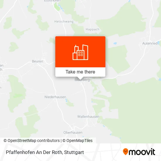 Pfaffenhofen An Der Roth map