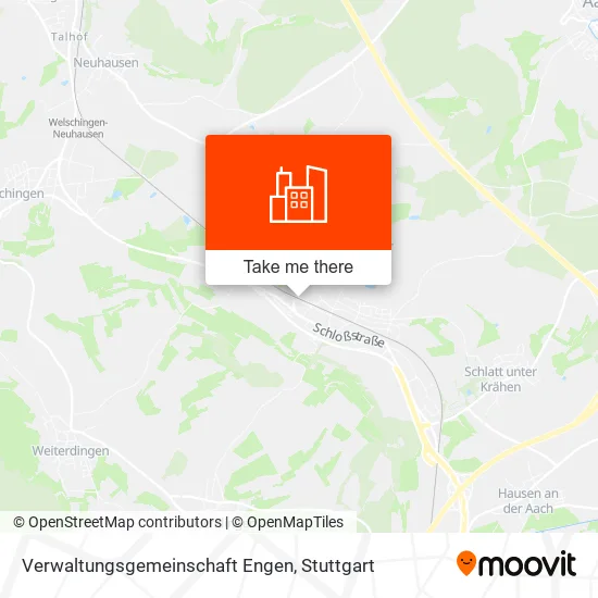 Карта Verwaltungsgemeinschaft Engen