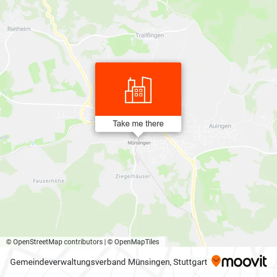 Карта Gemeindeverwaltungsverband Münsingen