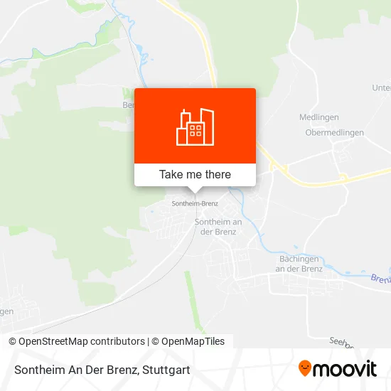 Карта Sontheim An Der Brenz