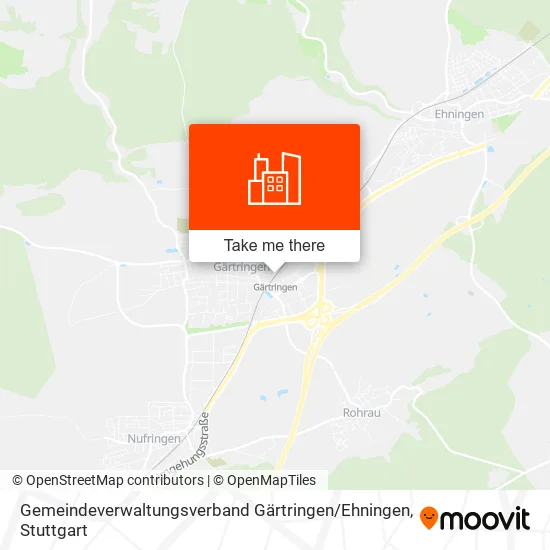 Карта Gemeindeverwaltungsverband Gärtringen / Ehningen