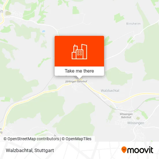 Карта Walzbachtal