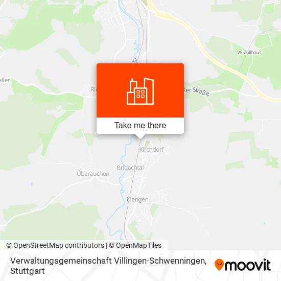 Карта Verwaltungsgemeinschaft Villingen-Schwenningen