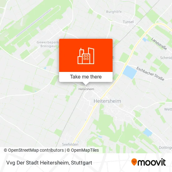 Vvg Der Stadt Heitersheim map