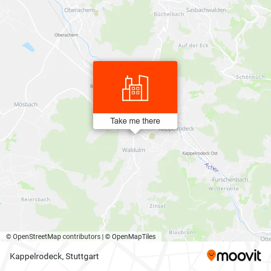 Kappelrodeck map