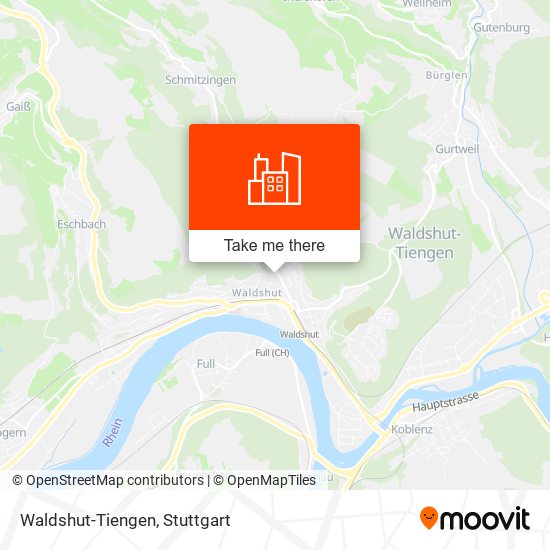 Карта Waldshut-Tiengen