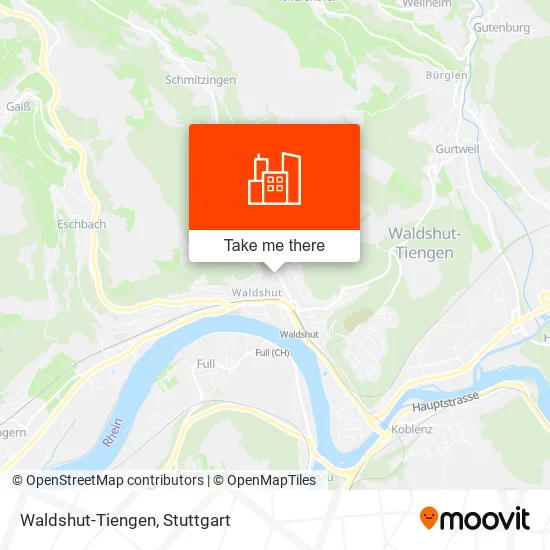 Карта Waldshut-Tiengen