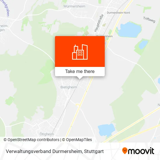 Карта Verwaltungsverband Durmersheim